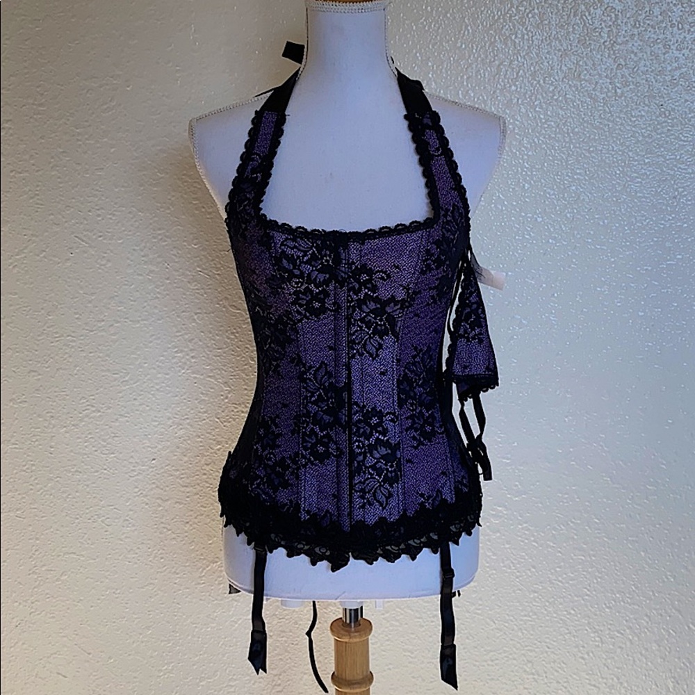 Fredricks of Hollywood  Dark lavender Corset